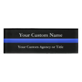 Thin Blue Line gradiënt Naambadge (Voorkant)