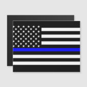 Thin Blue Line Graphic op Amerikaanse vlag (Voorkant / Achterkant)
