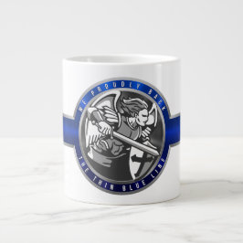 Thin Blue Line Grote Koffiekop