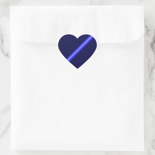 Thin Blue Line Hart Sticker (Tas)