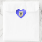 Thin Blue Line Hart Sticker (Tas)