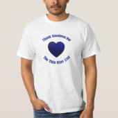 Thin Blue Line Heart T-shirt (Voorkant)