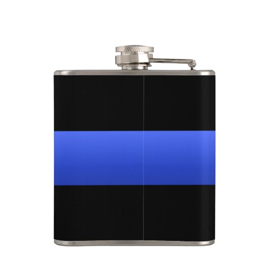 Thin Blue Line Heupfles (Achterkant)