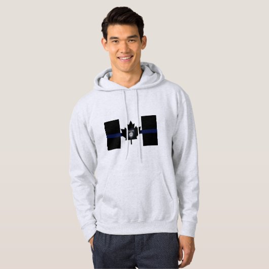 Thin Blue Line Hoodie (Voorkant volledig)