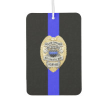 Thin Blue Line in rumoe Officer Badge
