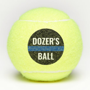 Thin Blue Line K9 Politie Dog gepersonaliseerd Tennisballen