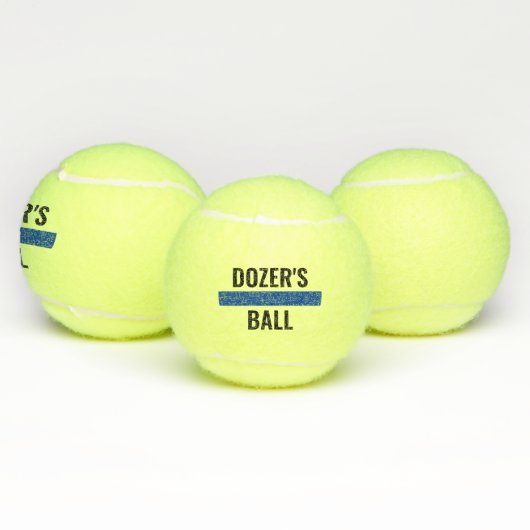 Thin Blue Line K9 Politie Dog Name Persoonlijk Tennisballen (Multi)