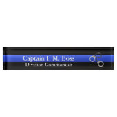 Thin Blue Line - Kiezen Desk Name plate Naambordje (Voorkant)
