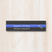 Thin Blue Line - Kluisters Deurbordje (Voorkant)