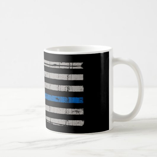 Thin Blue Line Koffiemok (Rechts)