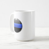 Thin Blue Line Koffiemok (Voorkant links)