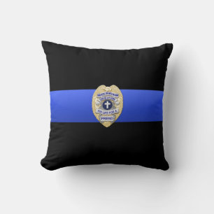 Thin Blue Line Kussen
