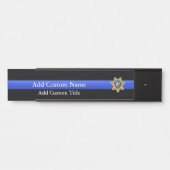 Thin Blue Line - Las Vegas PD Badge Deurbordje (Voorkant)