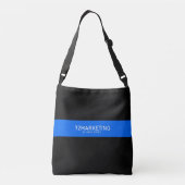 Thin Blue Line Law Enforcement Crossover Bag Tas (Achterkant)