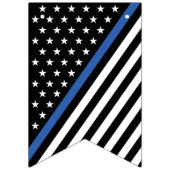 Thin Blue Line Law Enforcement Flag Vlaggetjes (Tweede vlag)