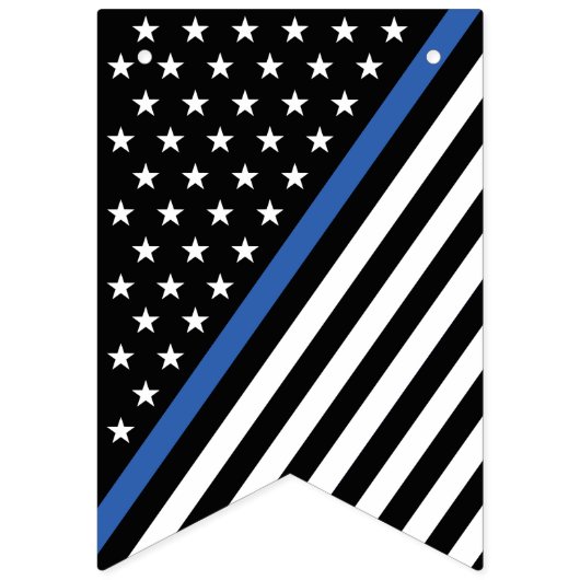 Thin Blue Line Law Enforcement Flag Vlaggetjes (Eerste vlag)