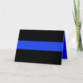 Thin Blue Line Law Enforcement Kaart (Voorkant)