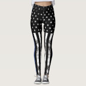 Thin Blue Line Law Enforcement Leggings (Voorkant)