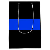 Thin Blue Line Law Enforcement Medium Gift Bag Cadeauzakje (Achterkant)