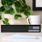 Thin Blue Line - Law Enforcement Police Flag Naambordje