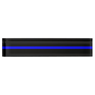 Thin Blue Line - Law Enforcement Police Flag Naambordje