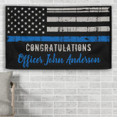 Thin Blue Line Law Enforcement Police Retirement B Spandoek