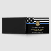 Thin Blue Line Law Enforcement Police Retirement Gastenboek (Volledig)