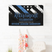 Thin Blue Line Law Enforcement Police Retirement Spandoek (Insitu)