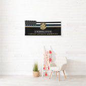 Thin Blue Line Law Enforcement Police Retirement Spandoek (Insitu)