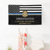 Thin Blue Line Law Enforcement Police Retirement Spandoek (Insitu)