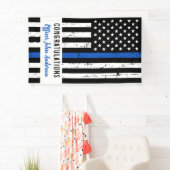 Thin Blue Line Law Enforcement Retirement Police Spandoek (Insitu)