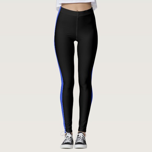 Thin Blue Line Leggings (Voorkant)