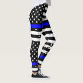 Thin Blue Line Leggings - horizontaal (Rechts)