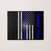 THIN BLUE LINE LEGPUZZEL (Horizontaal)