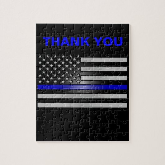 THIN BLUE LINE LEGPUZZEL (Verticaal)