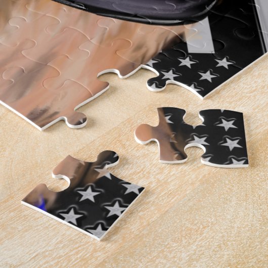 THIN BLUE LINE LEGPUZZEL (Zijkant)