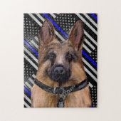 THIN BLUE LINE LEGPUZZEL (Verticaal)