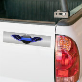 Thin Blue Line - Luchtvaartpolitie Bumpersticker (Op Truck)