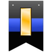 Thin Blue Line Luitenant Promotion Vlaggetjes (Eerste vlag)