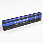 Thin Blue Line - Luitenant Rank Naambordje