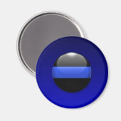 Thin Blue Line Magneet (Voorkant / Achterkant)