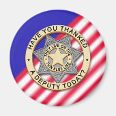 Thin Blue Line Magneet (Voorkant)