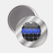 Thin Blue Line Magneet (Voorkant / Achterkant)
