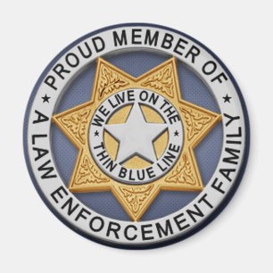 Thin Blue Line Magneet