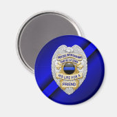 Thin Blue Line Magneet (Voorkant / Achterkant)