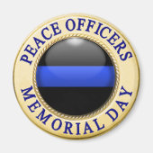 Thin Blue Line Magneet (Voorkant)