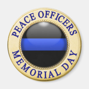 Thin Blue Line Magneet