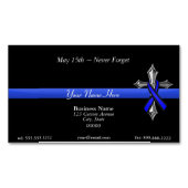 Thin Blue Line Magnetisch Visitekaartje (Voorkant)