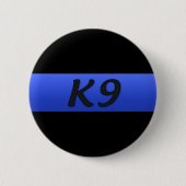 Thin Blue Line Medallion Button (Voorkant)