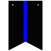 Thin Blue Line Memorial Symbolisch op Vlaggetjes (Derde vlag)